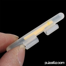 Unique BargainsNight Fishing Plastic Fluorescent Rod Tip Clip-on Float Glow Light Stick 4 Pcs